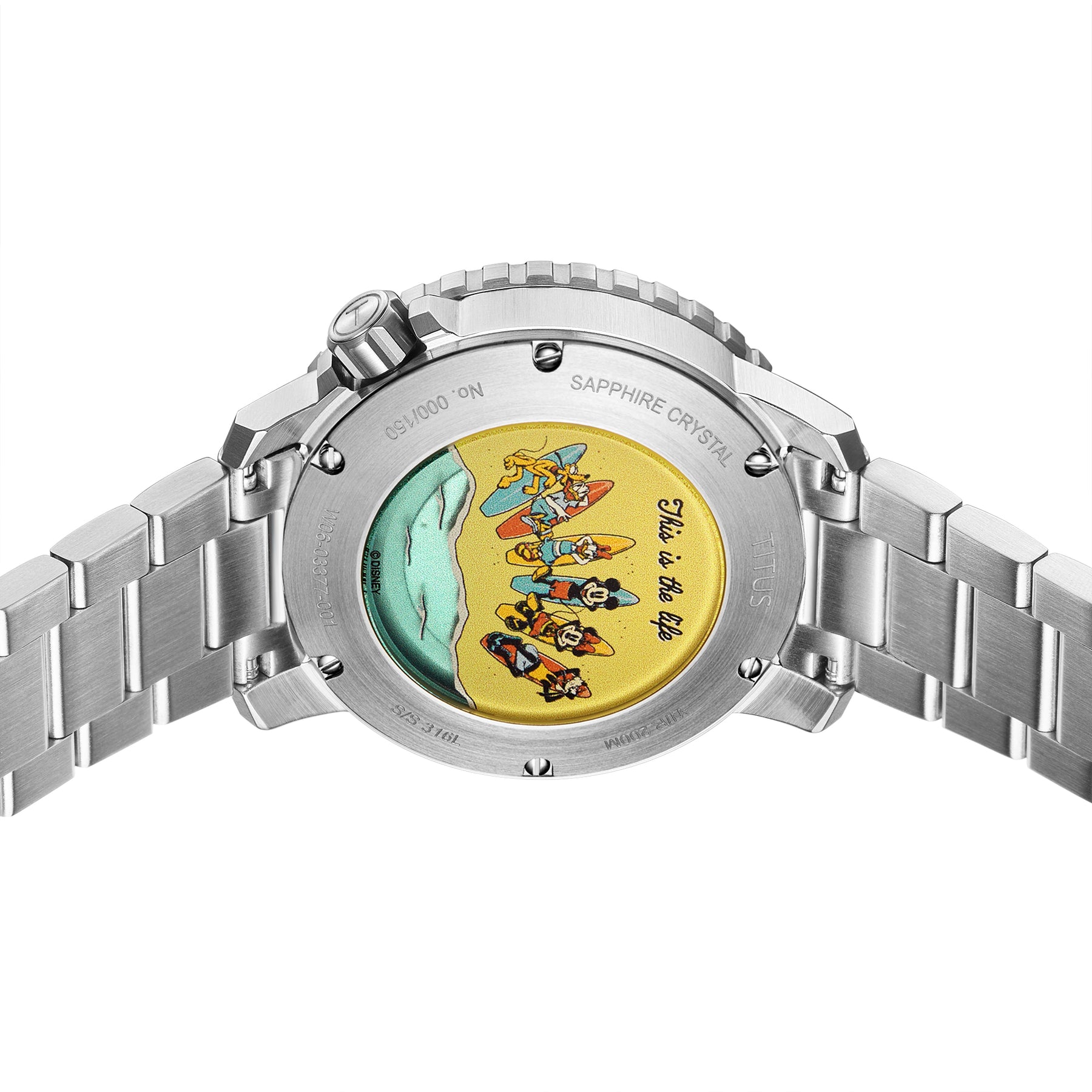 [MEN] Solvil et Titus x Mickey Mouse "Soul Surf" Limited Edition Automatic Watch [W06-03377-001]