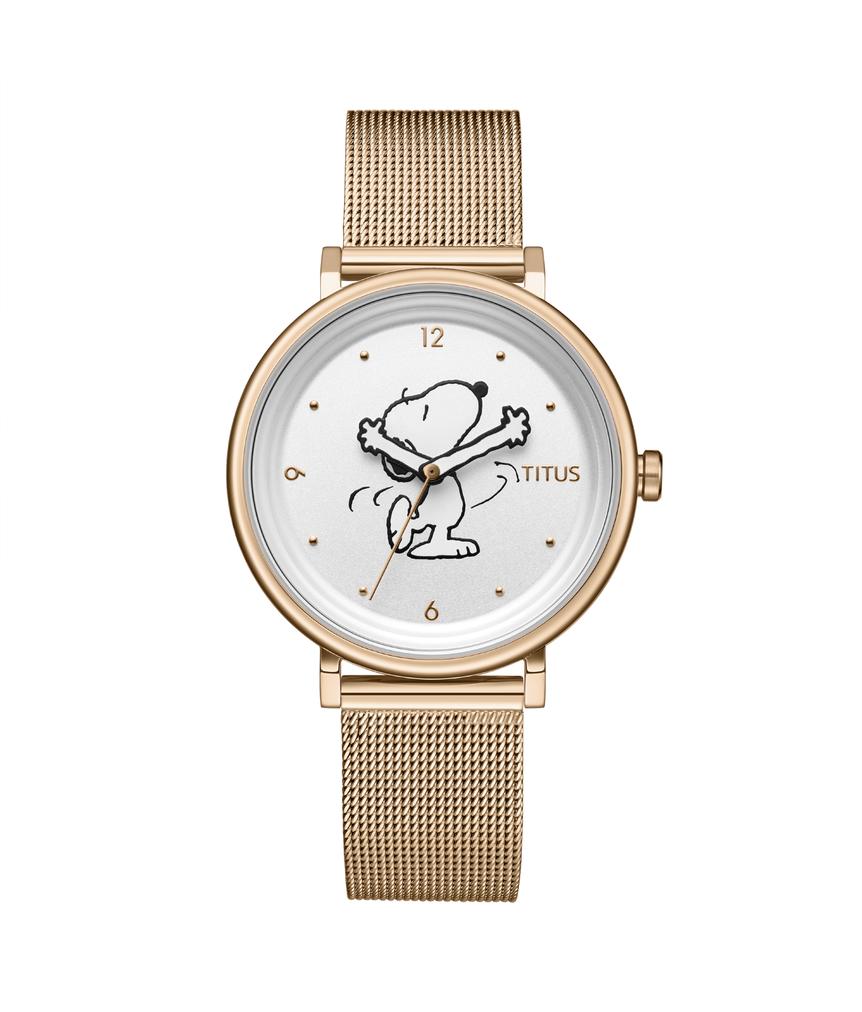 [Pre-Order] Solvil et Titus x Peanuts 75th Anniversary Nordic Tale Collection Quartz Analogue 3 Hands Women Watch Set [W06-03383-001]