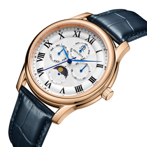 [MEN] Classicist Multi-Function with Day Night Indicator Quartz Leather Watch [W06-03322-005]