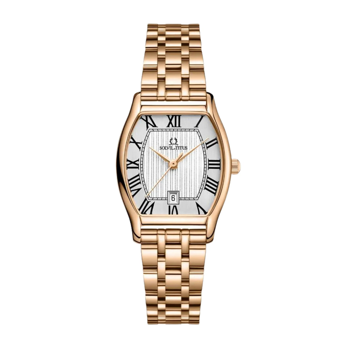 [WOMEN] Barista 3 Hands Date Quartz Stainless Steel Watch [W06-02825-016]