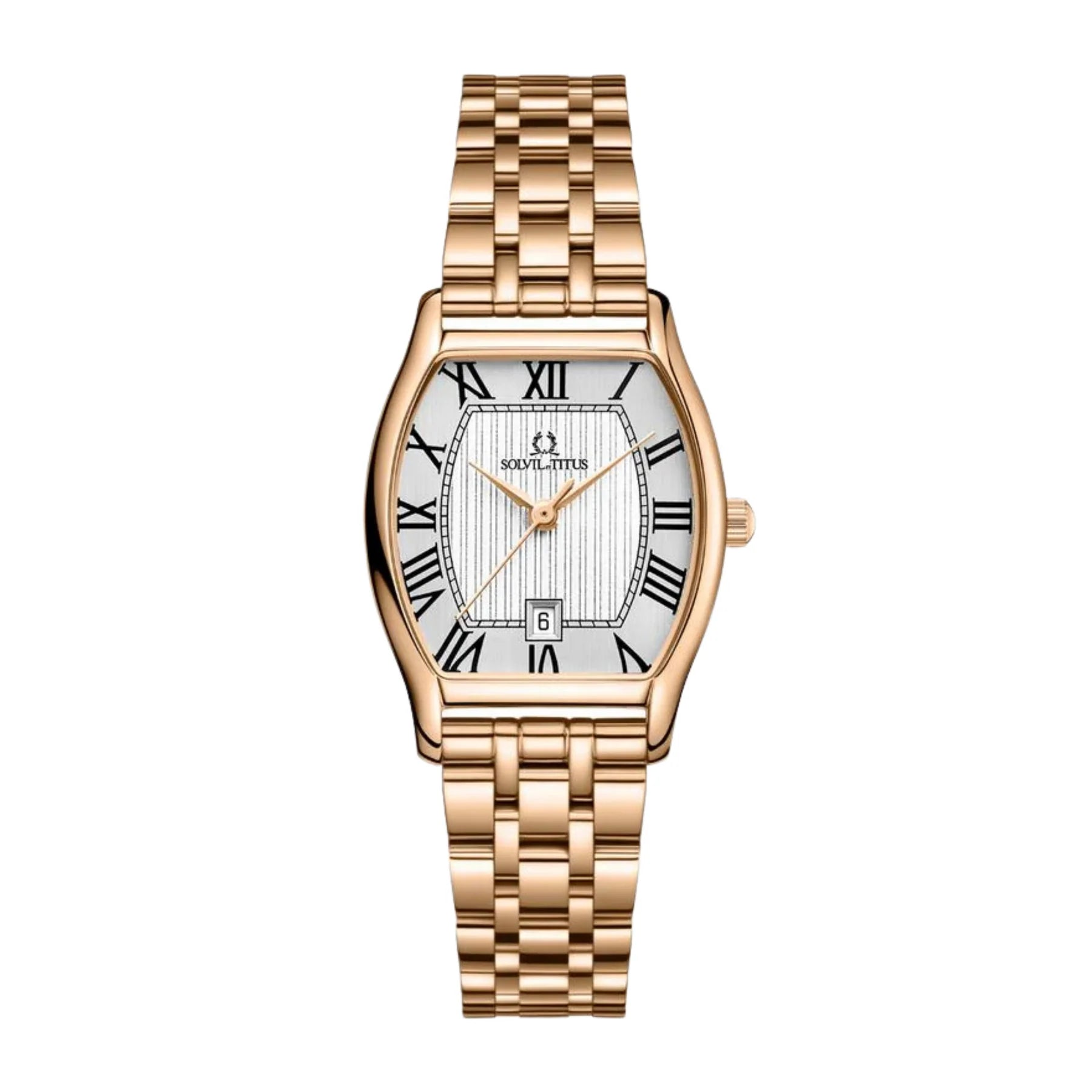 [WOMEN] Barista 3 Hands Date Quartz Stainless Steel Watch [W06-02825-016]