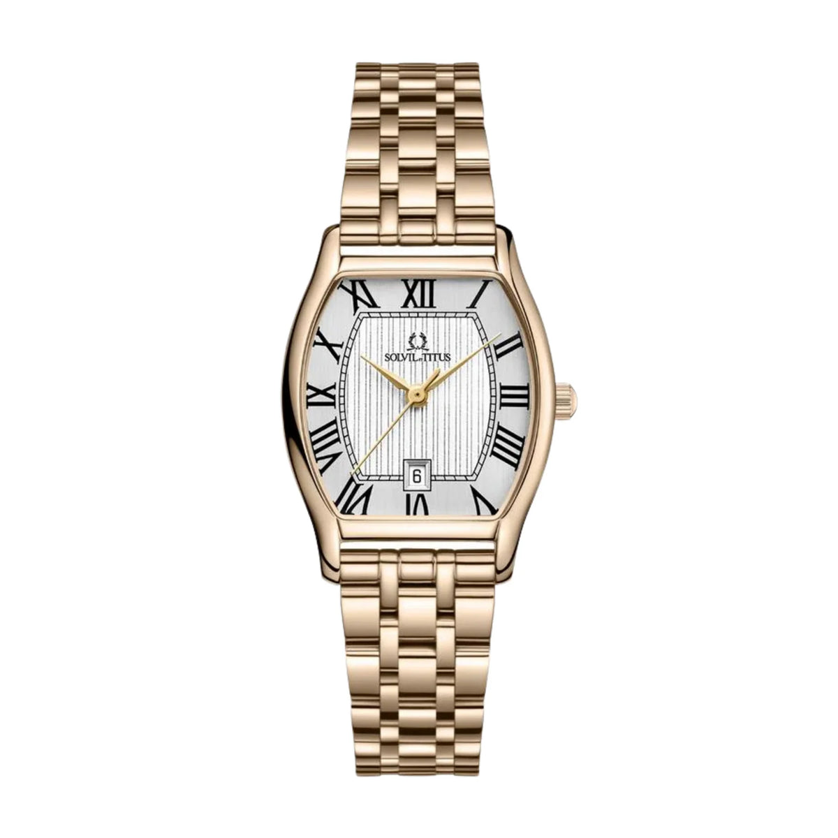 [WOMEN] Barista 3 Hands Date Quartz Stainless Steel Watch [W06-02825-017]