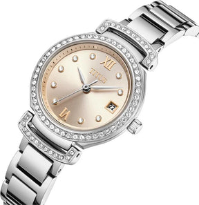 [WOMEN] Fair Lady 3 Hands Date Quartz Stainless Steel Watch [W06-03139-011]