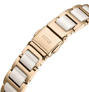 [WOMEN] Fair Lady 3 Hands Date Quartz Stainless Steel With Ceramic Watch [W06-03139-014]