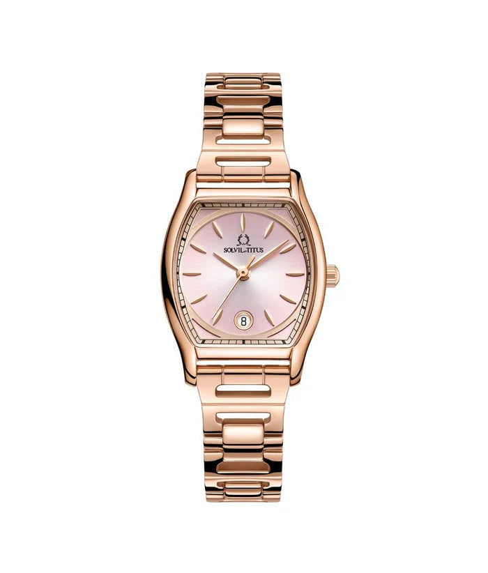 [WOMEN] Barista 3 Hands Date Quartz Stainless Steel Watch [W06-03326-009]