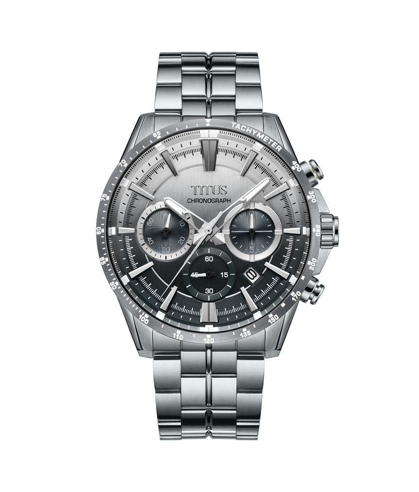 [MEN] Saber Chronograph Quartz Stainless Steel Watch [W06-03337-017]