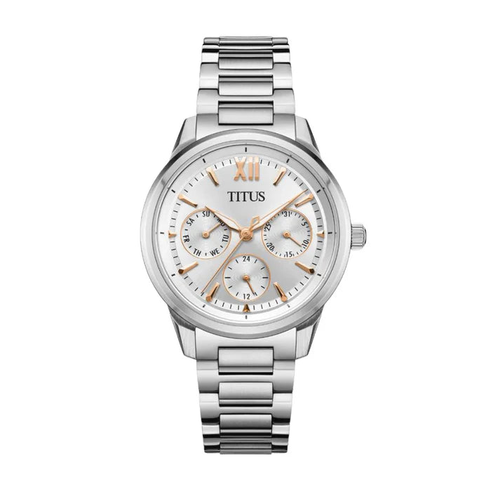 [WOMEN] Fashionista Multi-Function Quartz Stainless Steel Watch [W06-03346-003]