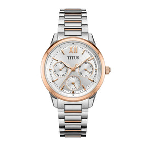 [WOMEN] Fashionista Multi-Function Quartz Stainless Steel Watch [W06-03346-004]