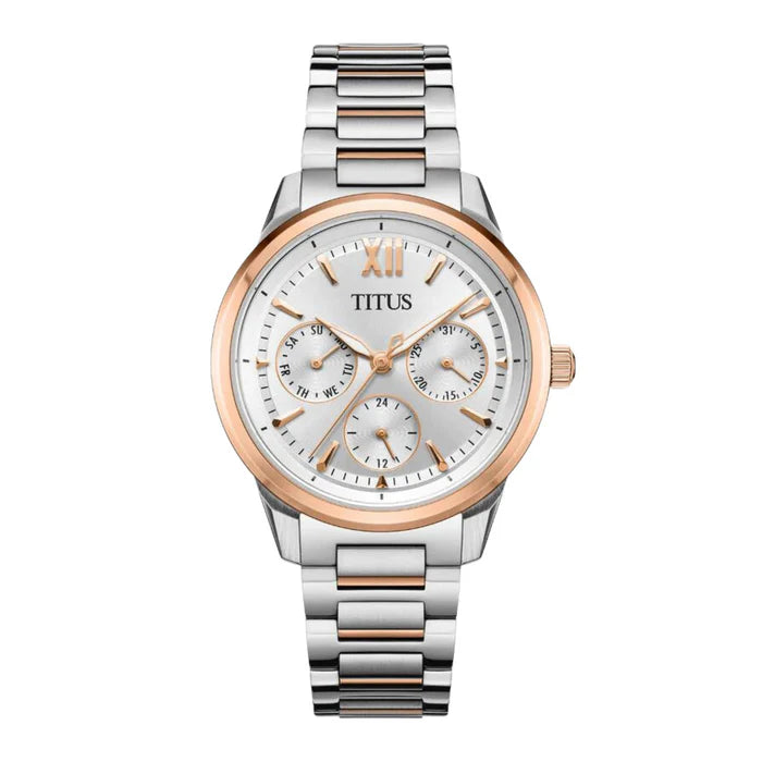 [WOMEN] Fashionista Multi-Function Quartz Stainless Steel Watch [W06-03346-004]