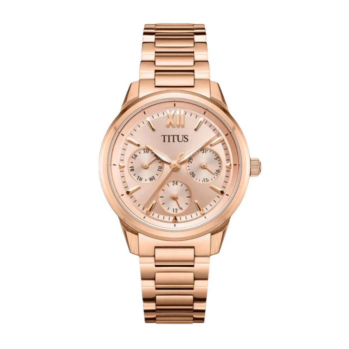 [WOMEN] Fashionista Multi-Function Quartz Stainless Steel Watch [W06-03346-005]