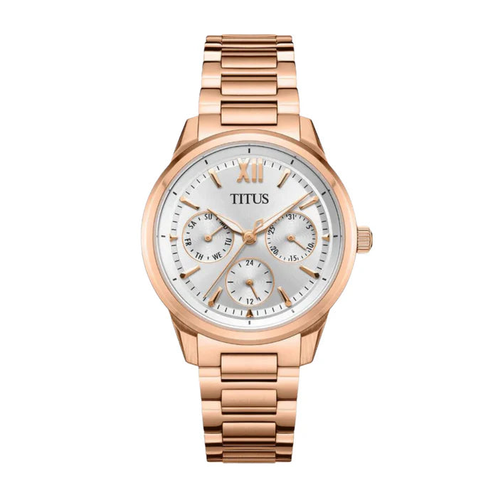 [WOMEN] Fashionista Multi-Function Quartz Stainless Steel Watch [W06-03346-006]