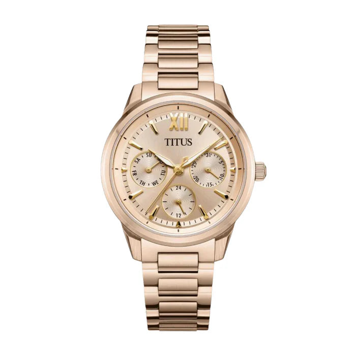 [WOMEN] Fashionista Multi-Function Quartz Stainless Steel Watch [W06-03346-007]