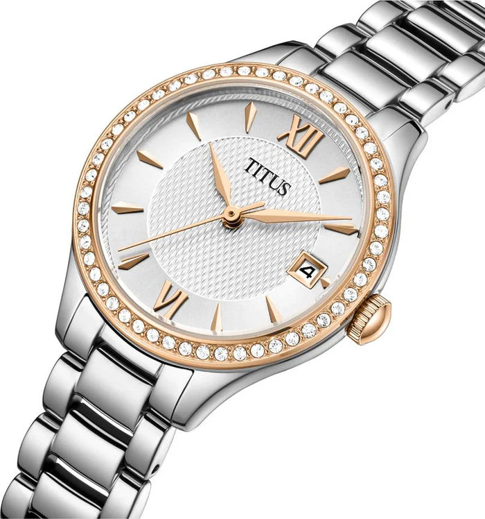 [WOMEN] Fair Lady 3 Hands Date Quartz Stainless Steel Watch [W06-03354-001]