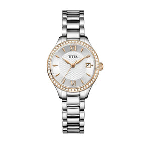 [WOMEN] Fair Lady 3 Hands Date Quartz Stainless Steel Watch [W06-03354-001]