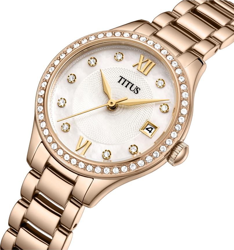 [WOMEN] Fair Lady 3 Hands Date Quartz Stainless Steel Watch [W06-03354-003]