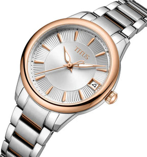 [WOMEN] Fair Lady 3 Hands Date Quartz Stainless Steel Watch [W06-03373-002]