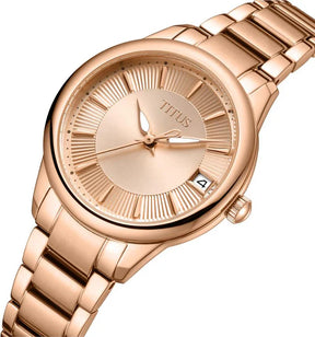 [WOMEN] Fair Lady 3 Hands Date Quartz Stainless Steel Watch [W06-03373-003]