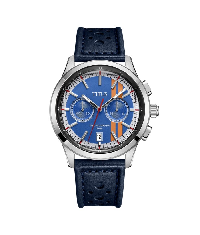 [MEN] Bravo Chronograph Quartz Leather Watch [W06-03236-020]