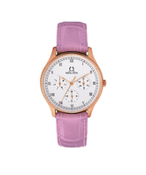 [WOMEN] Classicist Multi-Function Quartz Leather Watch [W06-03257-005]