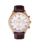 [MEN] Classicist Multi-Function Quartz Leather Watch [W06-03256-003]